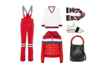 LUXURY shopping – Sportigt rött & vitt set (Look #2)